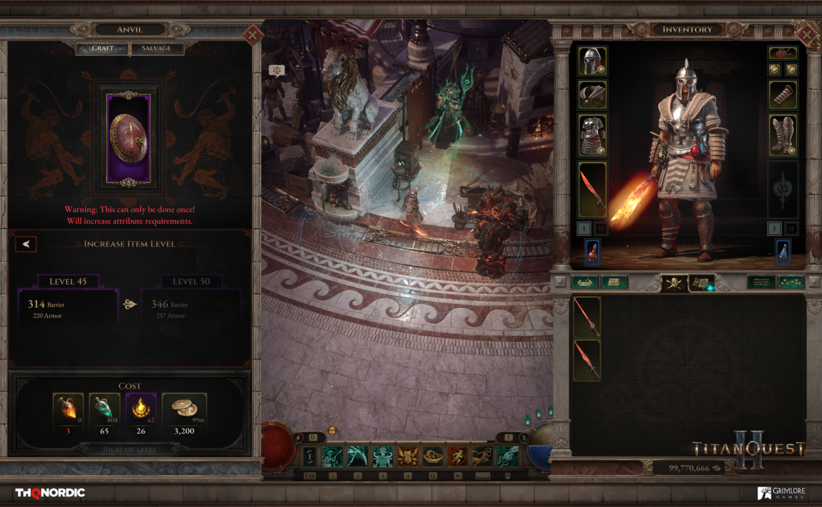 UpgradeLevel - Titan Quest II